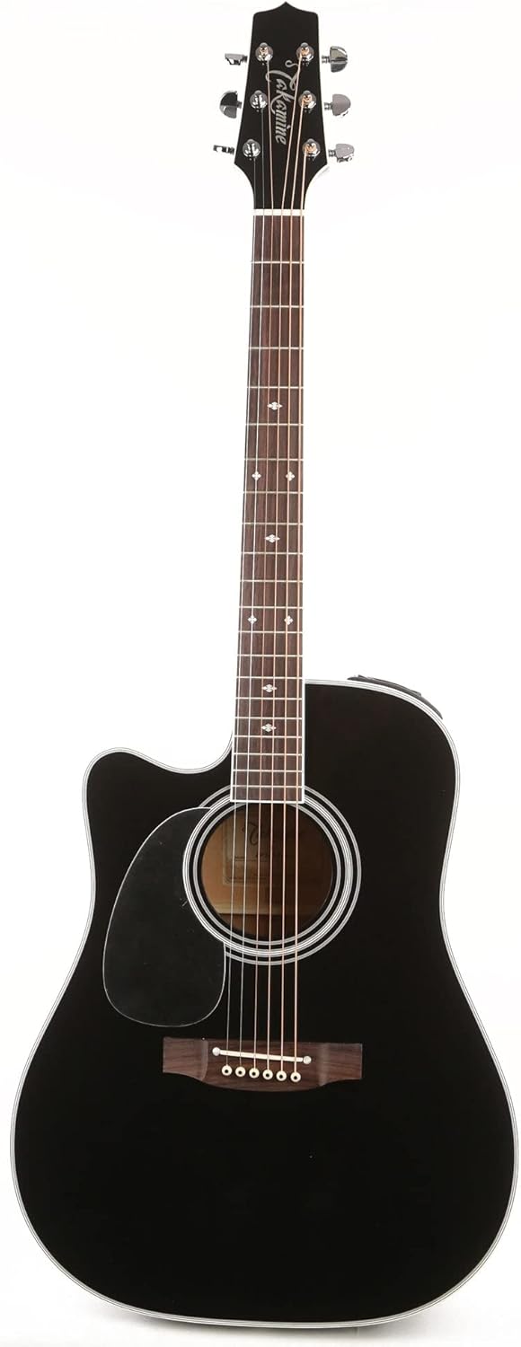 Takamine Legacy EF341SC, Left-handed Acoustic-Electric Guitar - Black