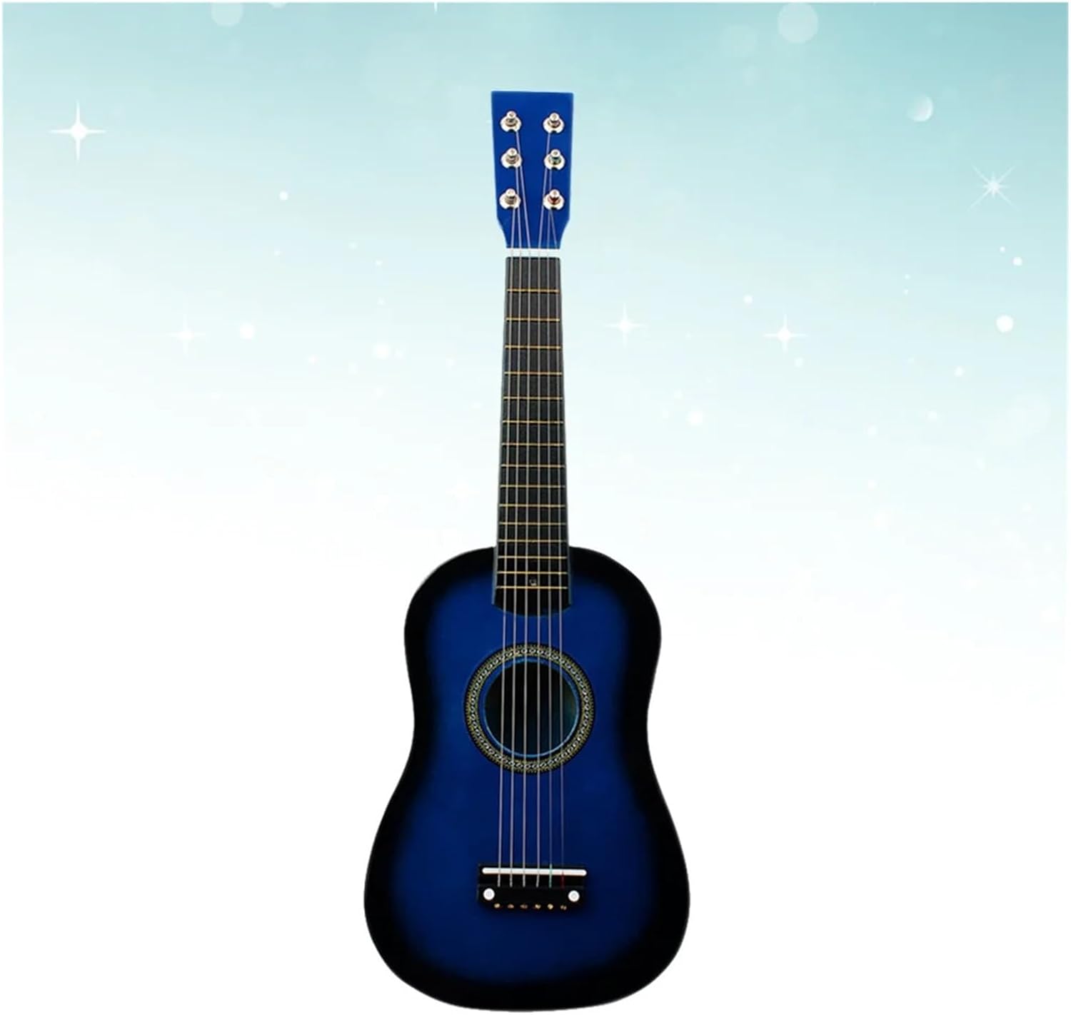 23 Inch Stringed Instrument Boys Girls Vintage Style Guitars (Color : Yellow 1, Size : 23 Inch)