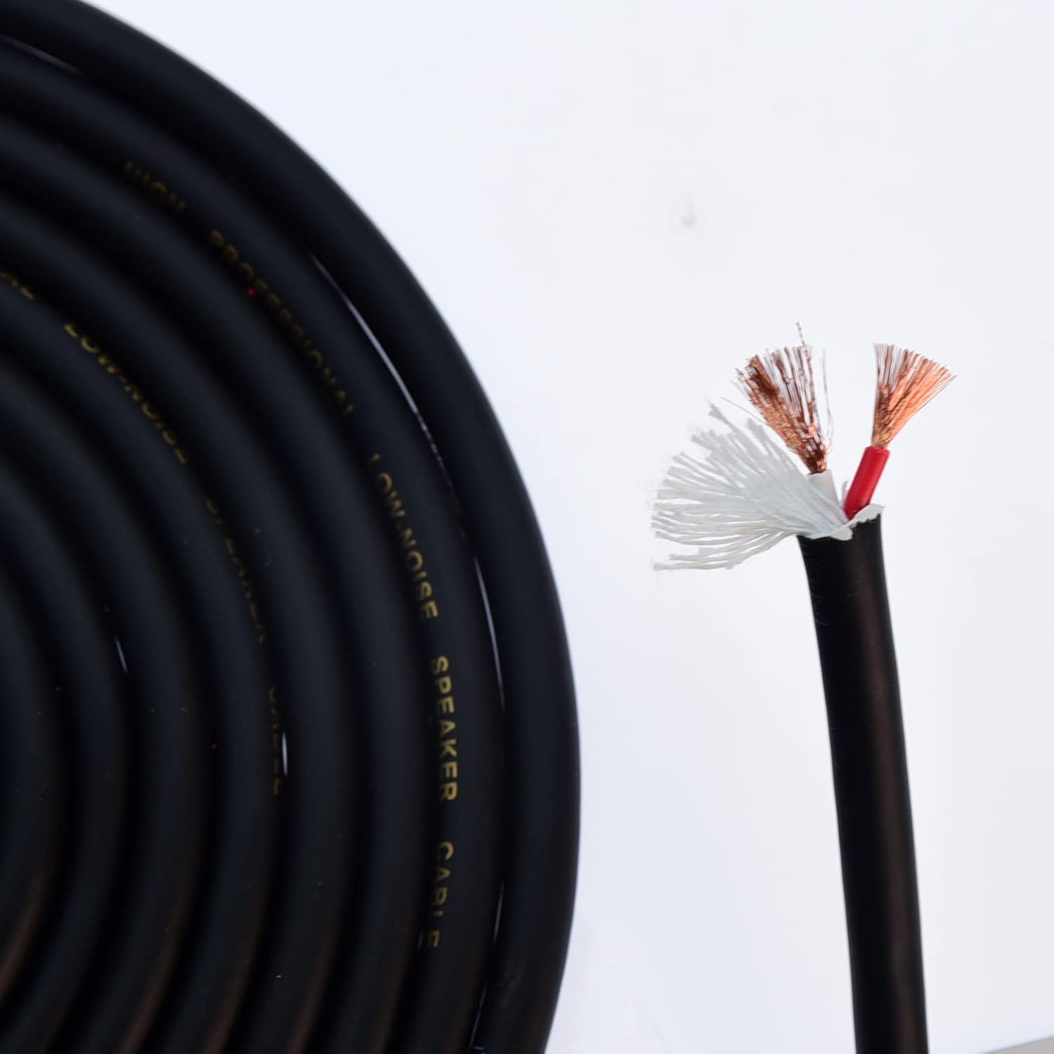 speak on 2Pack Pro Speakon to Speakon male speaker Gauge wire lock Cable Pair 15 AWG Professional Audio Cabl Cord with port Connector for para bocina de dj Stage power amplifier(2 Conductor, 66ft)