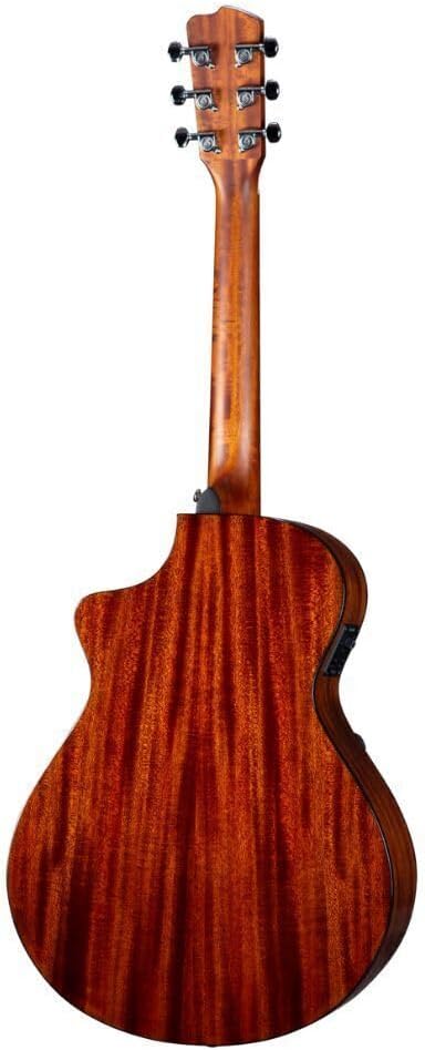 Breedlove ECO Discovery S Parlor Concertina CE Acoustic-Electric Guitar - Edgeburst Red Cedar/African Mahogany