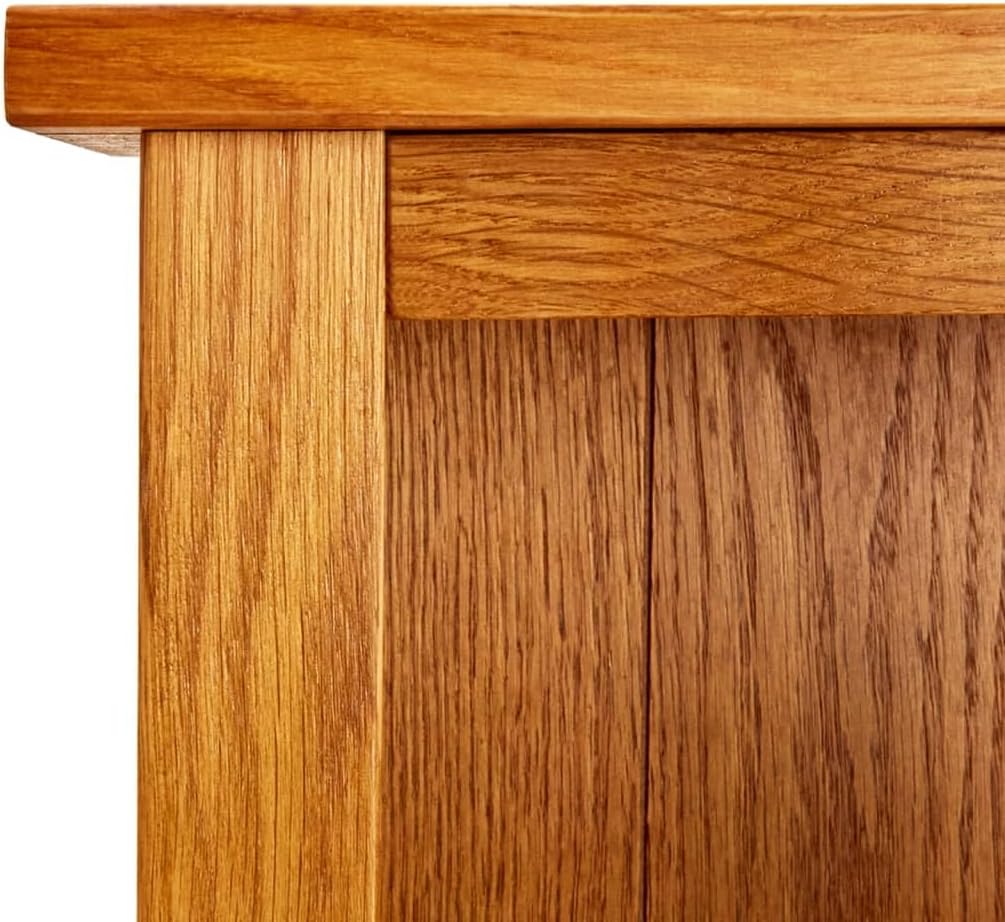 Rustic Solid Oak Wood Bookcase 70.9 in Tall 6-Tier Storage Shelf, Wide Freestanding Bookshelf for Living Room, Study or Bedroom