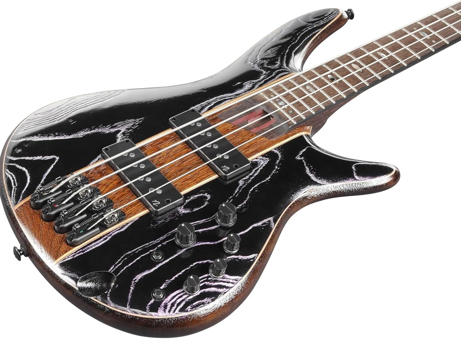 Ibanez SR1300SB SR Premium Bass Guitar - Magic Wave Low Gloss Bundle with Gig Bag, Tuner, Cable, Strap, Austin Bazaar Instructional DVD, and Polishing Cloth
