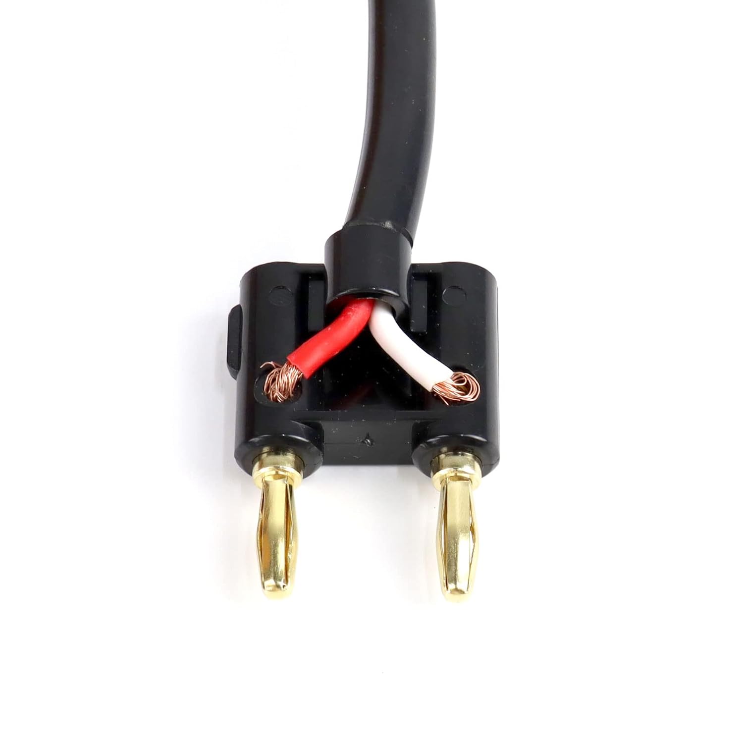 Pack of 3 30 Feet Speakon to Banana Plug Cable with Twist Lock - 3pcs 30 Ft. Compatible Dual Tips Speaker to Power Amp Cord - Pro PA DJ Audio Speak-On Extension Wire 30FT