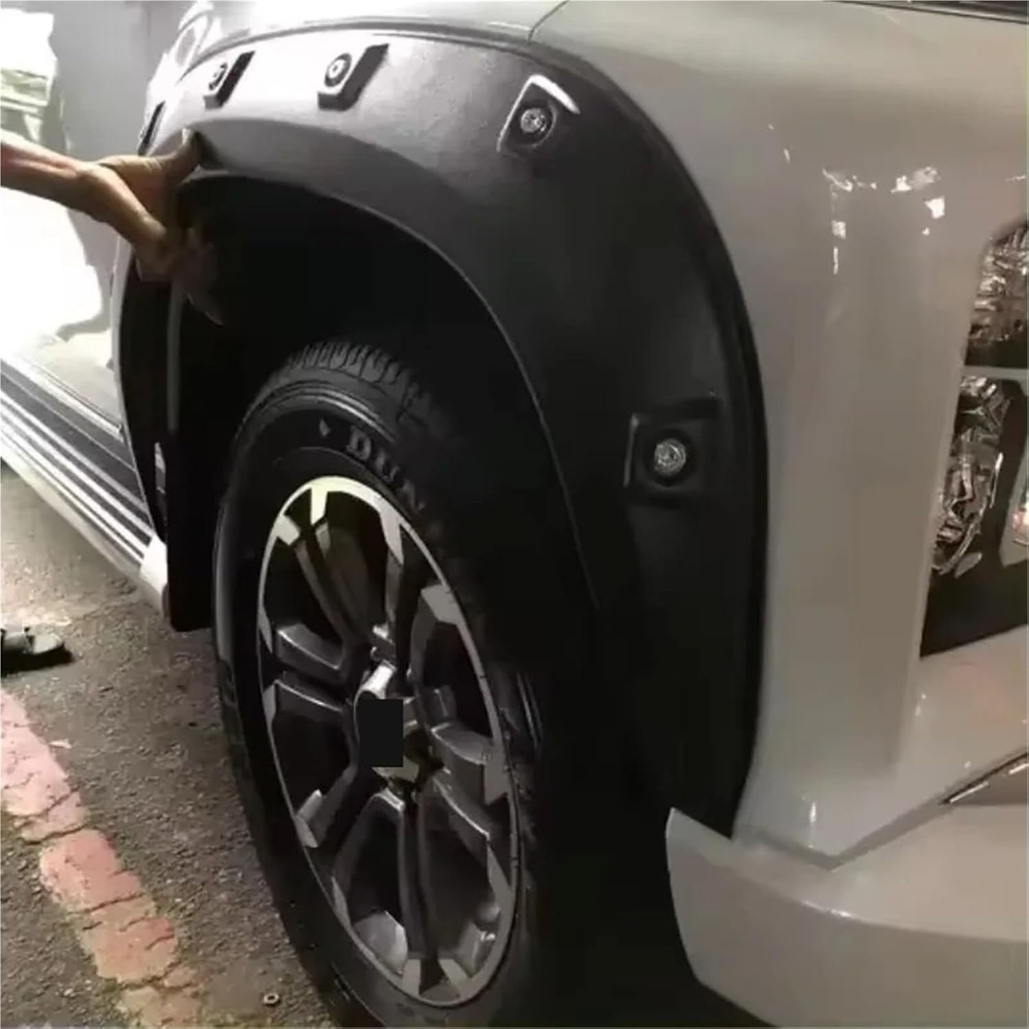Modification KQD Auto Other Exterior Accessories ABS Plastic Side Wheel Fender Flare Compatible With L200 2019
