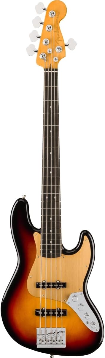 Fender American Ultra II Jazz Bass V - Ultraburst, Ebony Fingerboard