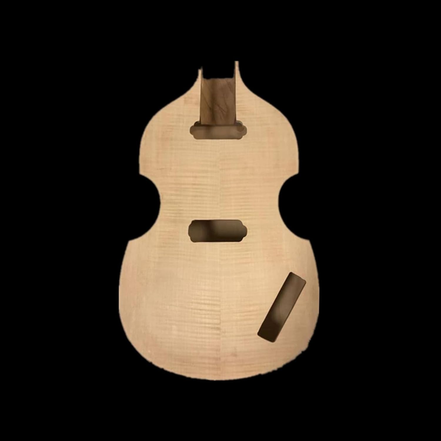 2 Dual-Coil Pickups Unfinished DIY Electric Bass Guitar Kit 2 Volume Controls Unfinished Guitar Set