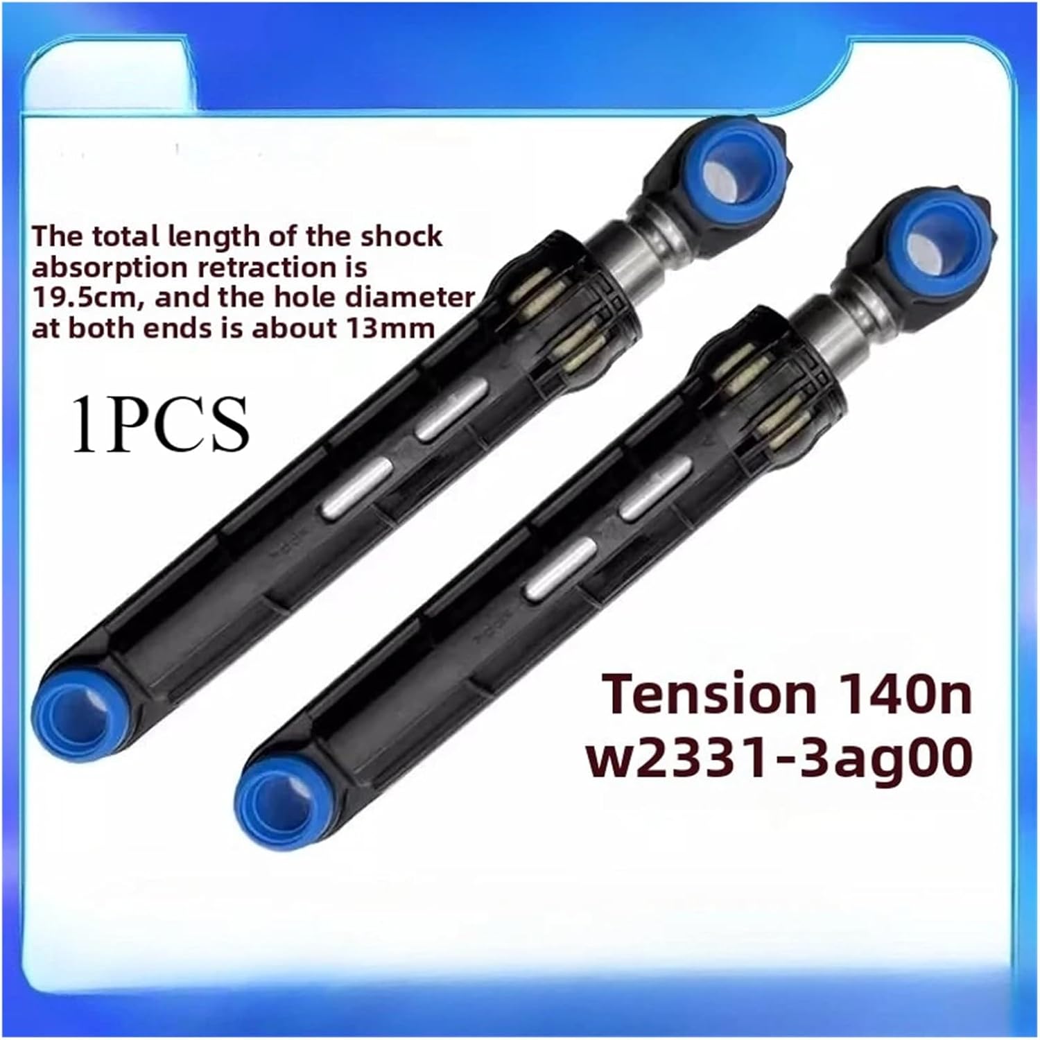 Compatible For Panasonic Drum Washing Machines XQG80-E8122 EA8122 E/A8155 J8022 Shock Absorbers(1PCS 140N)