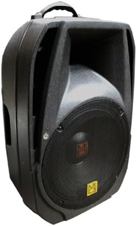 Mr. Dj PM-4015AMP 15-Inch 3000 Watts Max Power Speaker with Built-In Amplifier