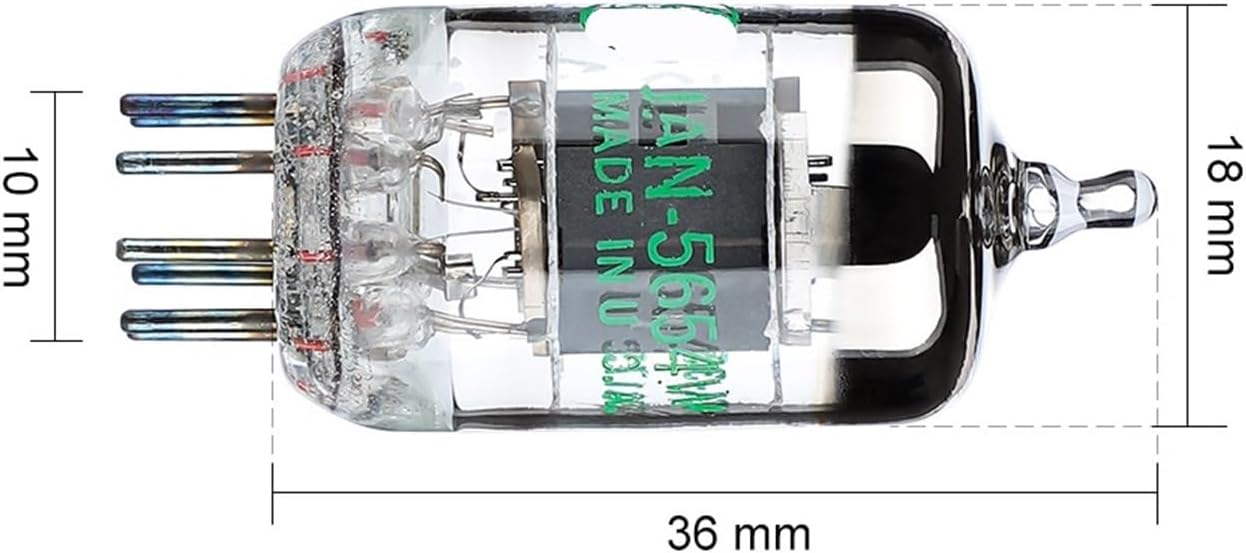 1 pair of 5654W vacuum tubes upgraded version for 6J1 6m1 6AK5 6J1P EF95 paired audio amplifier