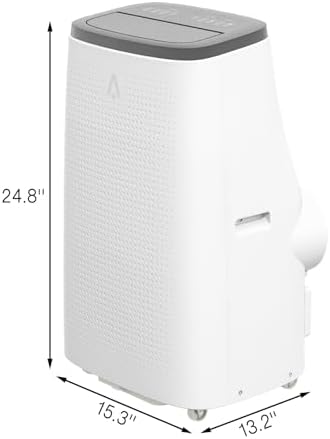 Portable Air Conditioner, 14000 BTU Air Conditioner with Remote Control,Dry & Fan Modes, Sleep Mode, 3 Fan Speeds, Timer Function,Room Cooling Up to 700 sq ft