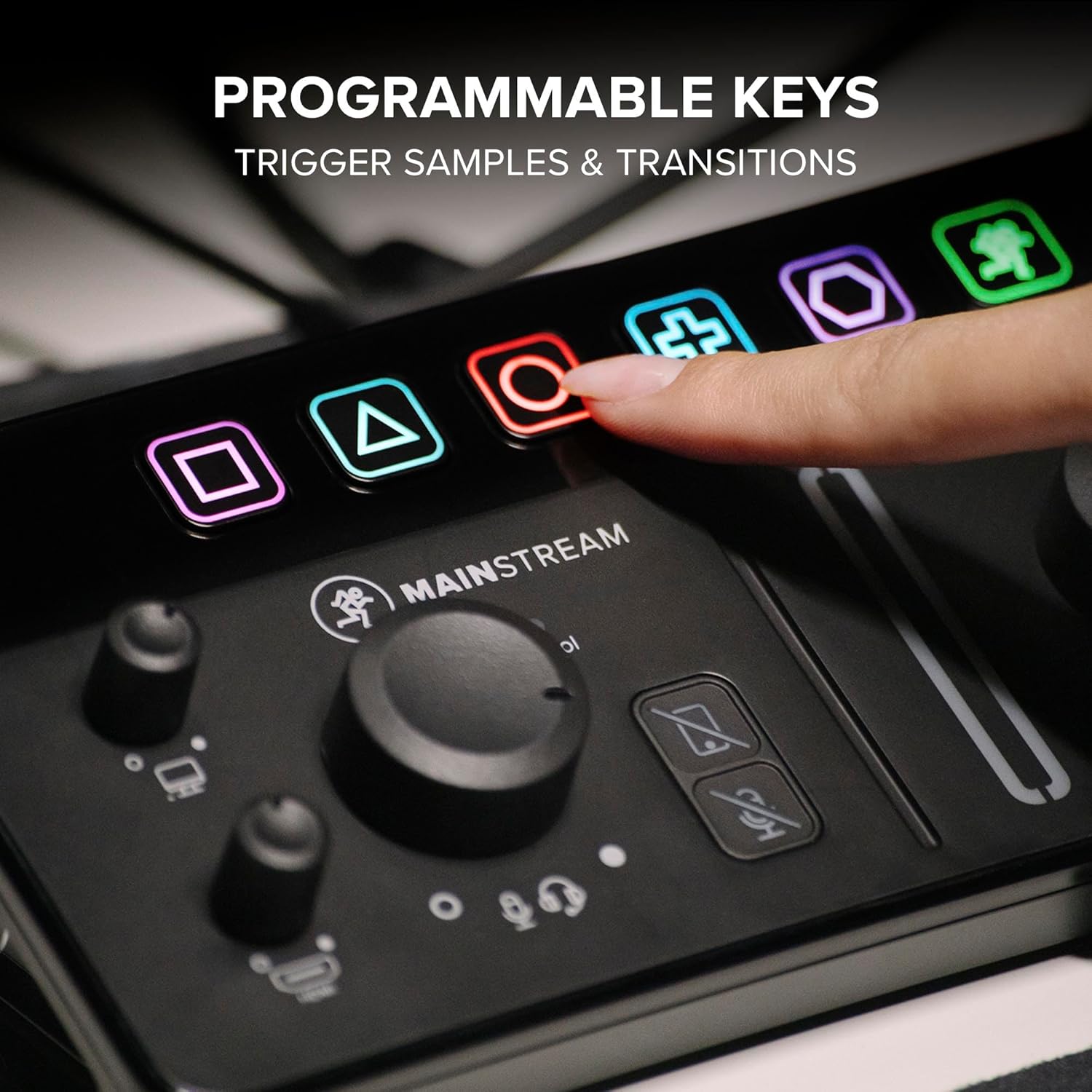 Mackie MainStream Complete Live Streaming and Video Capture Interface With Programmable Control Keys, Matrix Software, HDMI Capture and Thru, USB-C Hub, Bus Powered