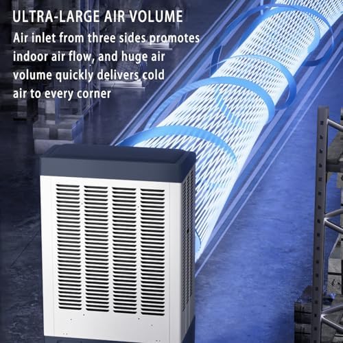 Small Portable Air Conditioner Floor Air Conditioner Portable Room Air Conditioners Portable Evaporative Air Cooler Hairstyle Air Cooler Three-speed Adjustment