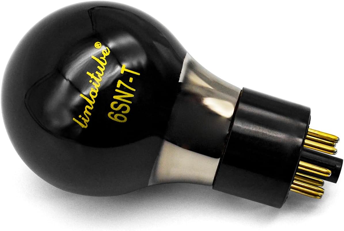 LINLAI 6SN7-T Spherical Bulb Vacuum Valve Electronic Tube for Class Pairing Hifi Audio Amplifier Replaced by CV181 6N8P
