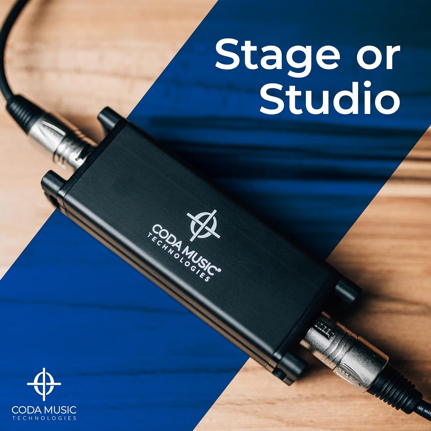 Coda MB-1 Microphone Preamp Mic Gain Booster - 48V Phantom Power, 25db Gain Ultra-Clean Dynamic Mic Preamplifier for Studio or Home Recording, Vocal, Livestream, Broadcast, or Podcast