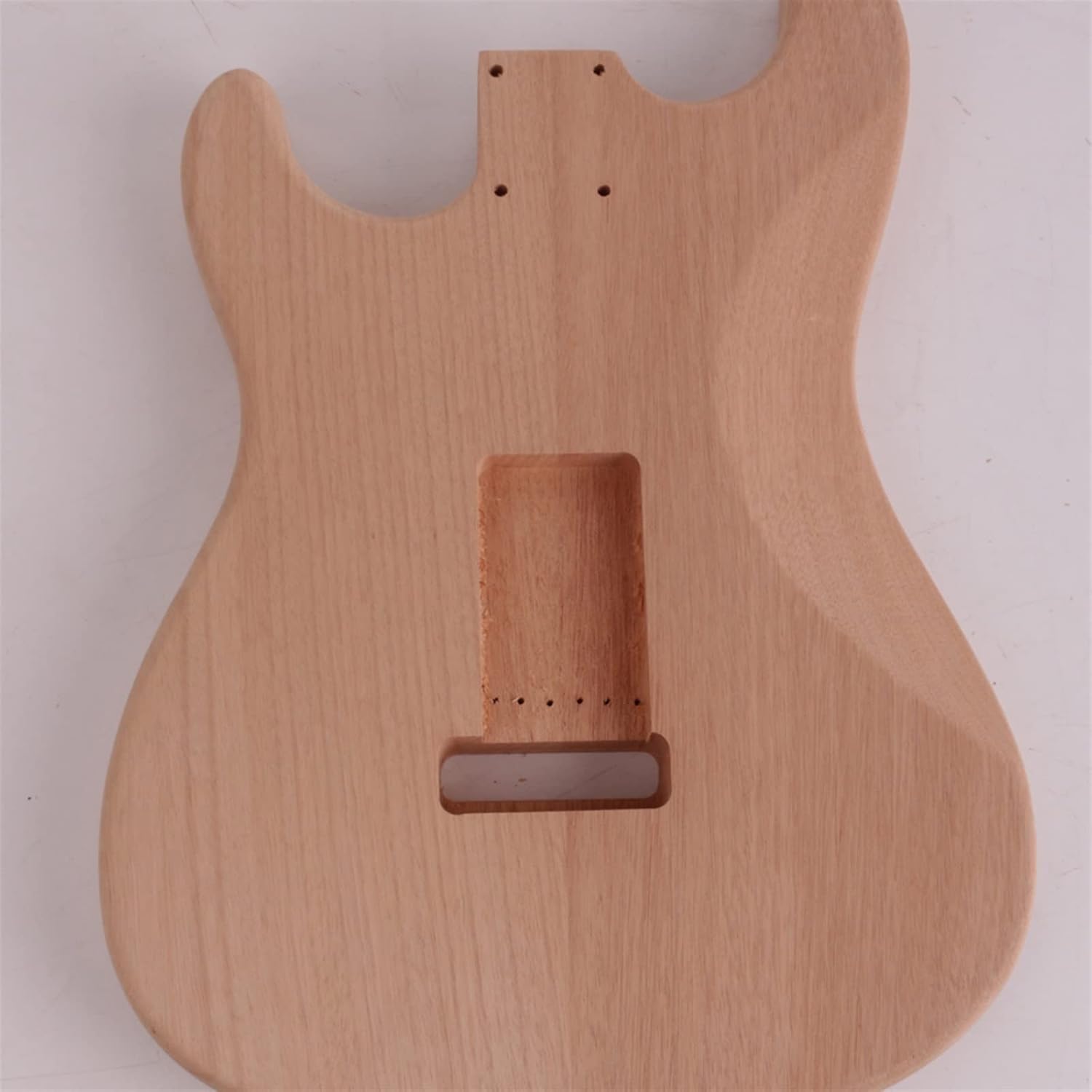 Unfinished Maple Neck Fretboard Mahogany Body 22 Frets Electric Guitar Kit DIY Unfinished Guitar Set (Color : 02)