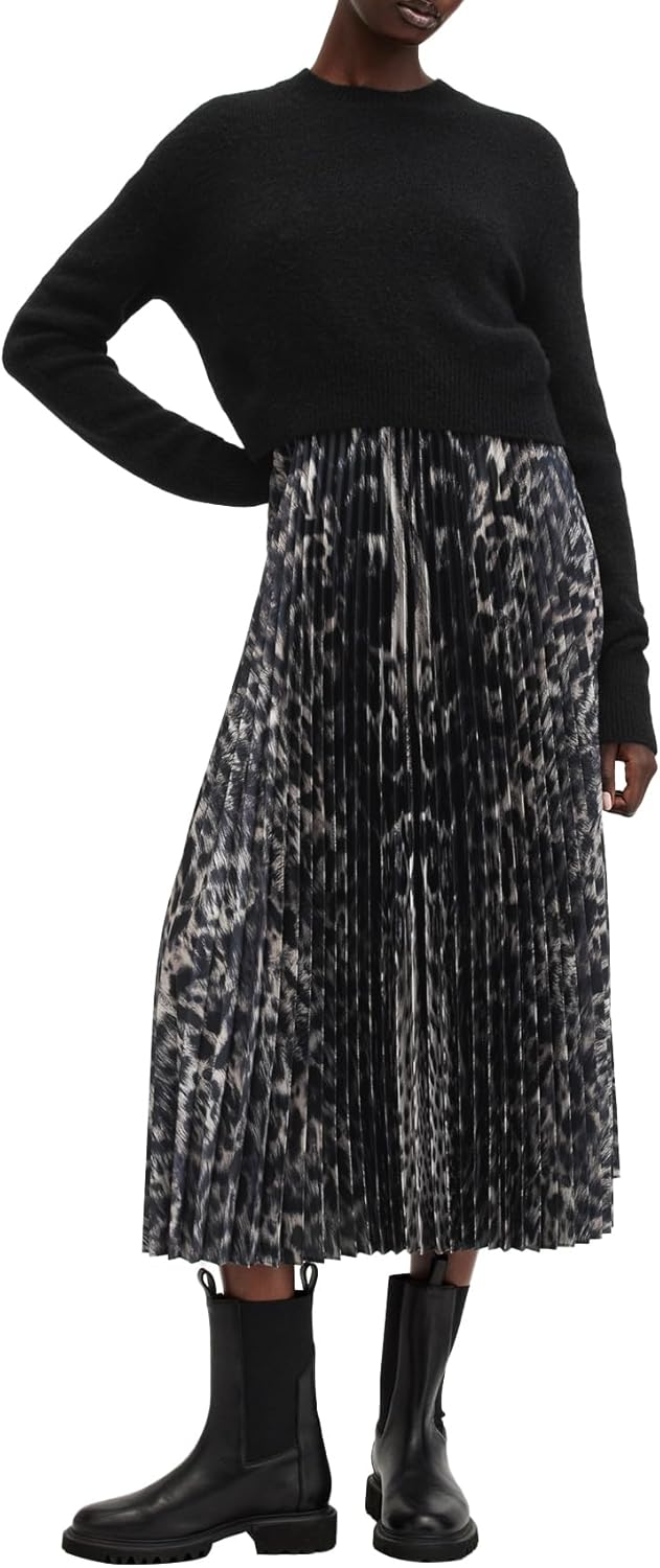 AllSaints Women's Jinx Pleated Dress