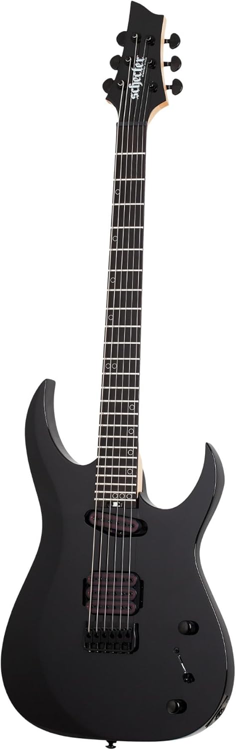 Schecter Sunset-6 Triad Electric Guitar - Gloss Black