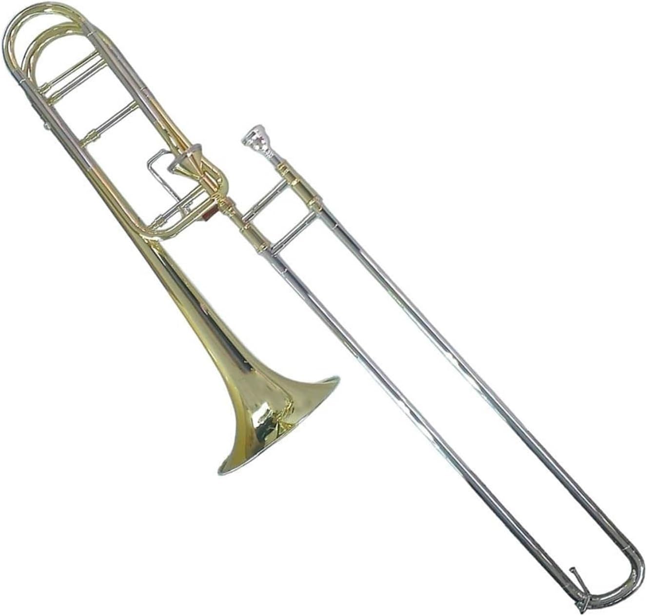 Adult Trombone Instrument Gold Lacquer Valve Trombone Suitable For Beginners And Adults To Play Musical Instruments