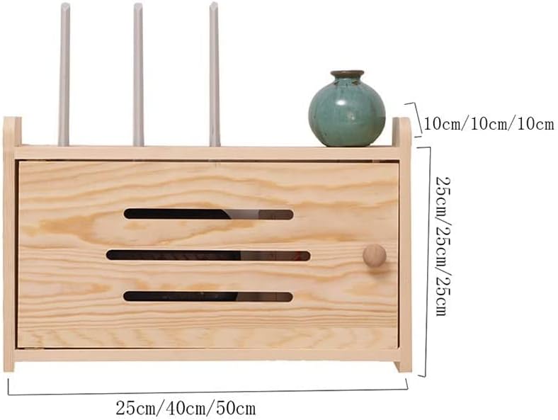 Wall Mounted Router Storage Box Wall Mount Please Check Shelf Dimensions Before Purchase(50cm*25cm*10cm)