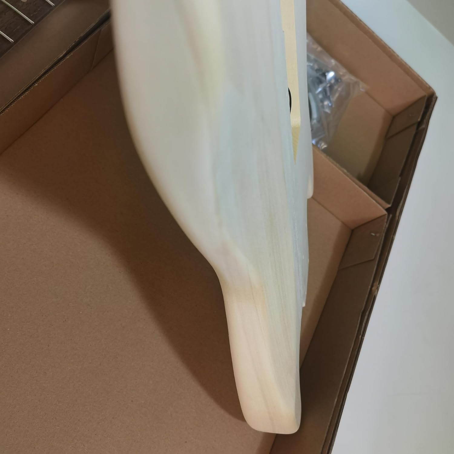 Flame maple pattern ST style semi-finished diy electric guitar kit