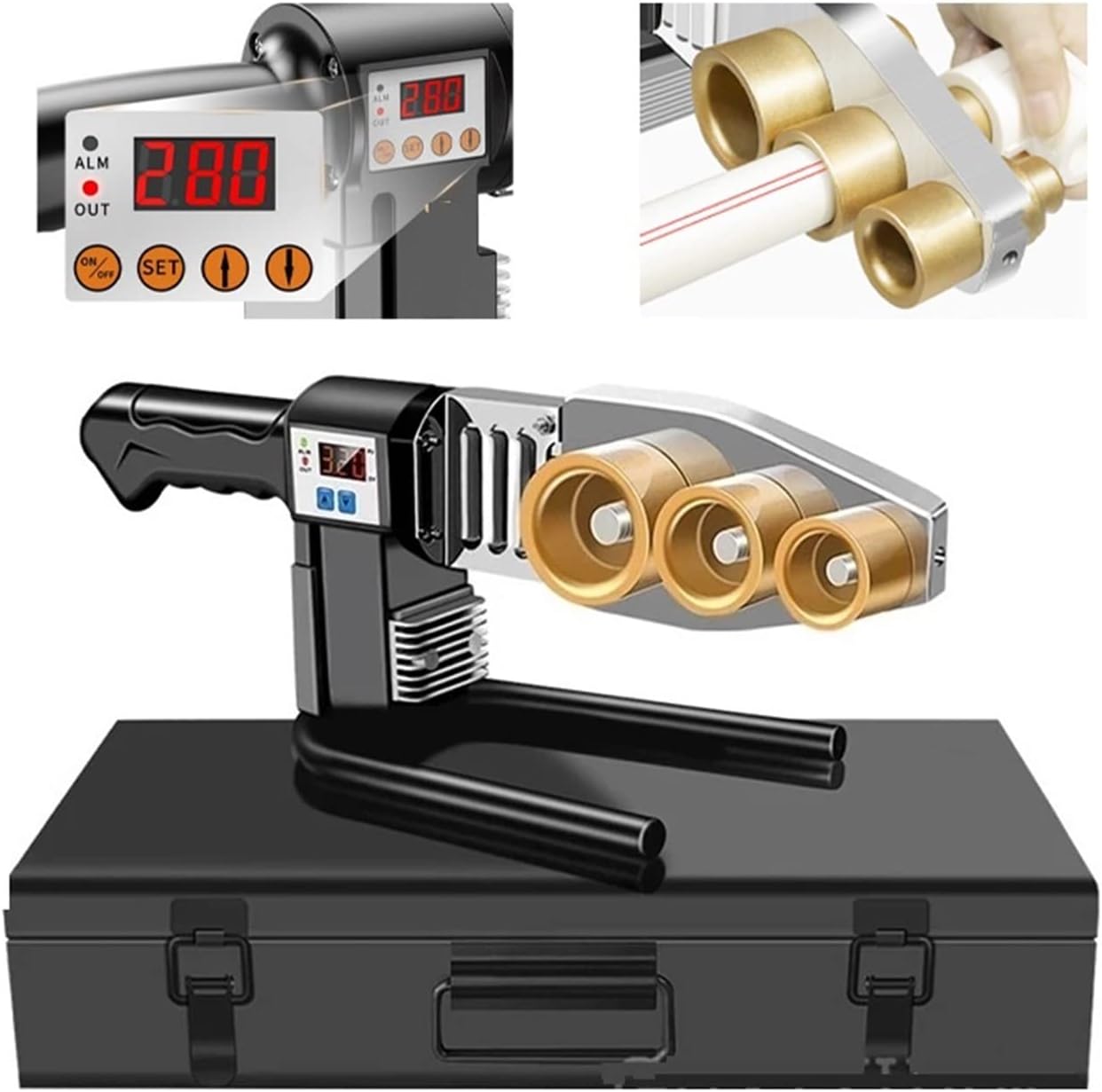 Hot Melt Machine Household Hot Melt Welding Machine Water Pipe Hot Container Does Not Stick To Die Head Fuser 20-63mm with Efficiency