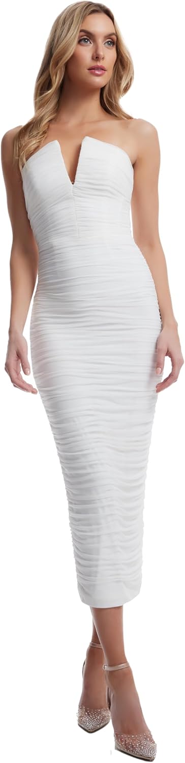 Dress The Population Womens Ferra Bodycon Midi Dress