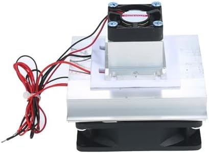 DC12V 12A 60W Cooler Water-Cooled Aluminum Radiator + Fan TEC1-12706 Semiconductor Air Conditioner Cooling Lucky