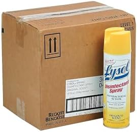 Lysol Professional Disinfectant Spray, Original Scent, 19 Ounce (Pack of 12)