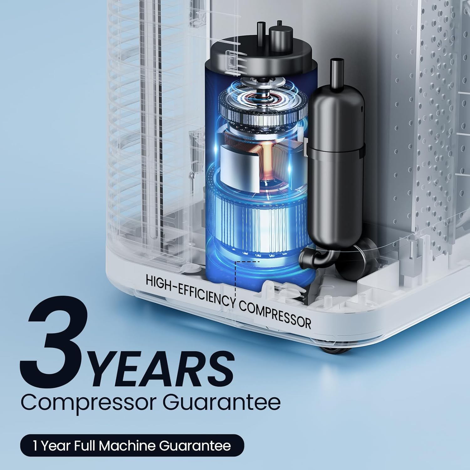 15000 BTU Portable Air Conditioners Cools Up to 800 Sq.Ft, 4-IN-1 Self-Evaporating Portable AC Unit with Dehumidifier, Fan, Sleep Mode, 24-Hour Timer, Remote Control for Large Room, Office