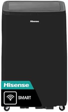 Hisense 3-in-1 Portable Smart Air Conditioner Wi-Fi 10,000-BTU 450-sq. ft. ConnectLife App, Remote control, Quiet operation 50 dB - AP1022CW1G (Renewed)