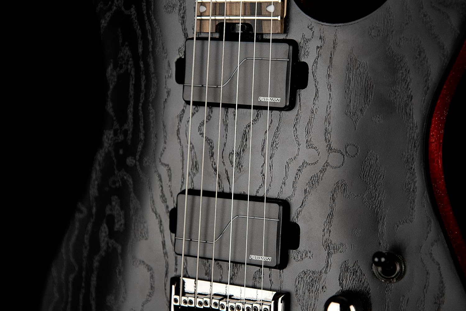Cort KX Series 500 Electric Guitar, Etched Black.