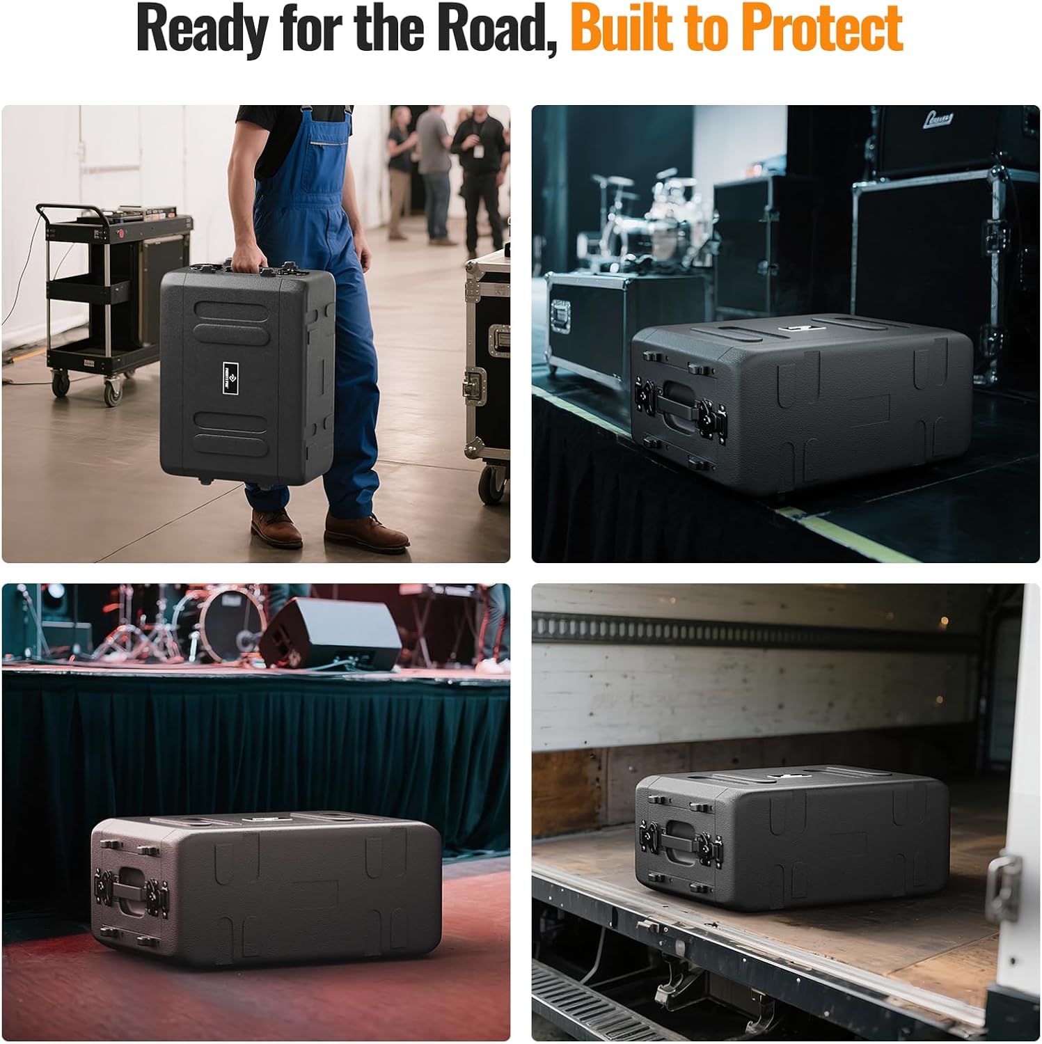 Phenyx Pro 4U Shallow Rack Case, 19