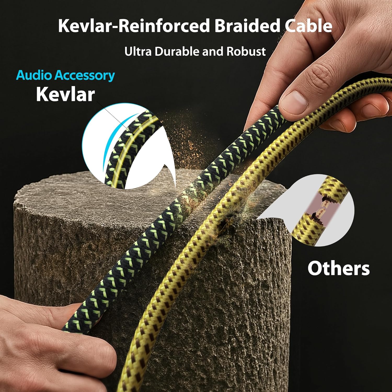 Low Profile Boom Arm with Pro Series Guitar Cable 10 ft Right Angle