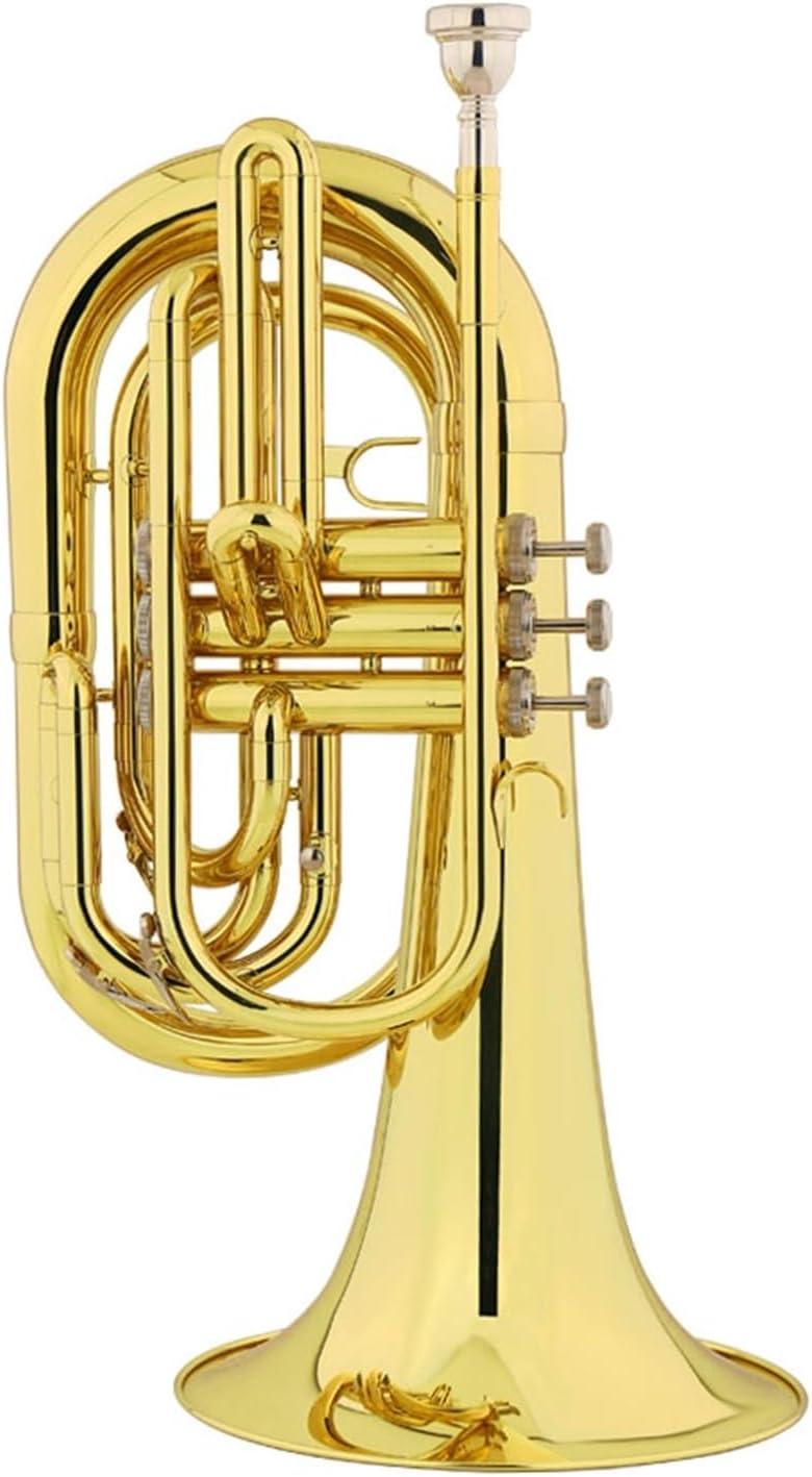Professional B flat euphonium brass instrument