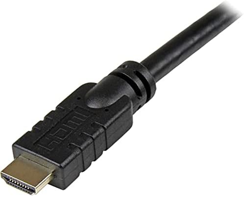 StarTech.com 65 ft (20m) High Speed HDMI Cable – Male to Male - Active - 28AWG - CL2 Rated In-wall Installation - Ultra HD 4K x 2K - Active HDMI Cable (HDMM20MA) Black