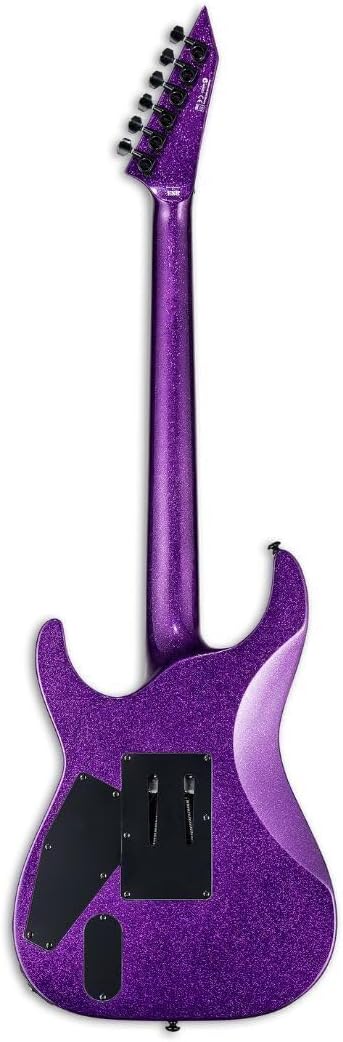 ESP LTD KH-602 Signature Series Kirk Hammett Electric Guitar with Case, Purple Sparkle