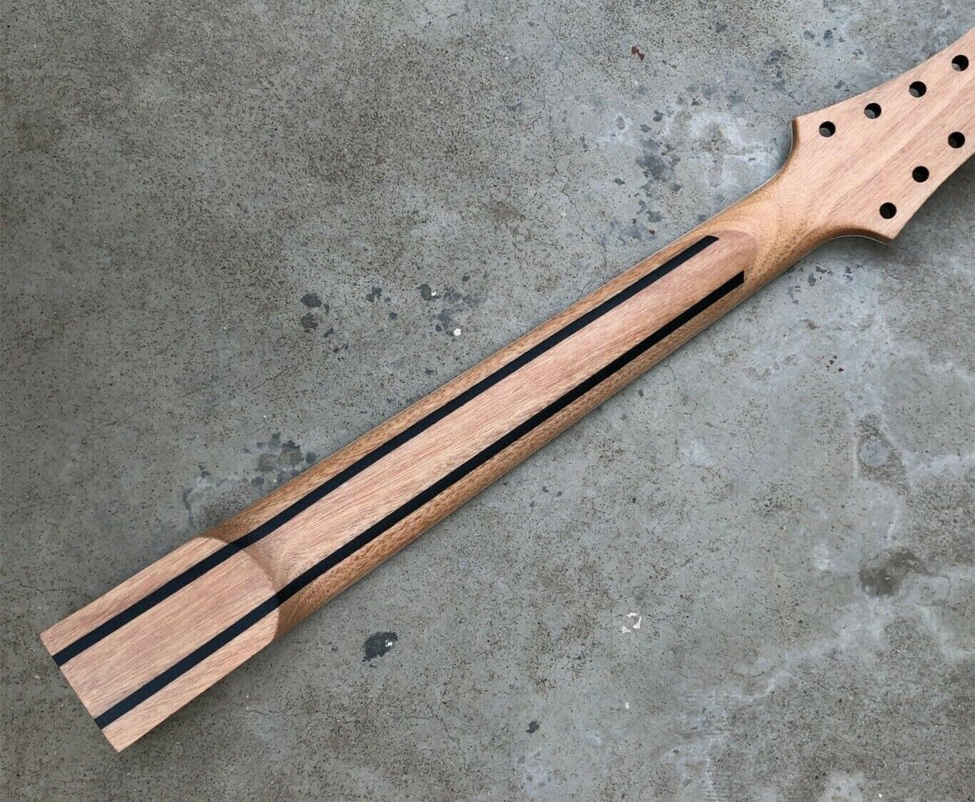 8 String 24frets Guitar Neck Mahogany Tech Wood Fingerboard 25.5 Inch DIY
