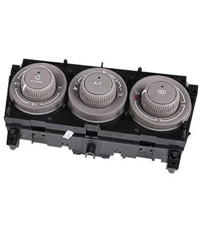 Temperature Adjustment Knob Heating and Cooling Air Conditioning Switch Panel Climate Control HVAC (Grey)