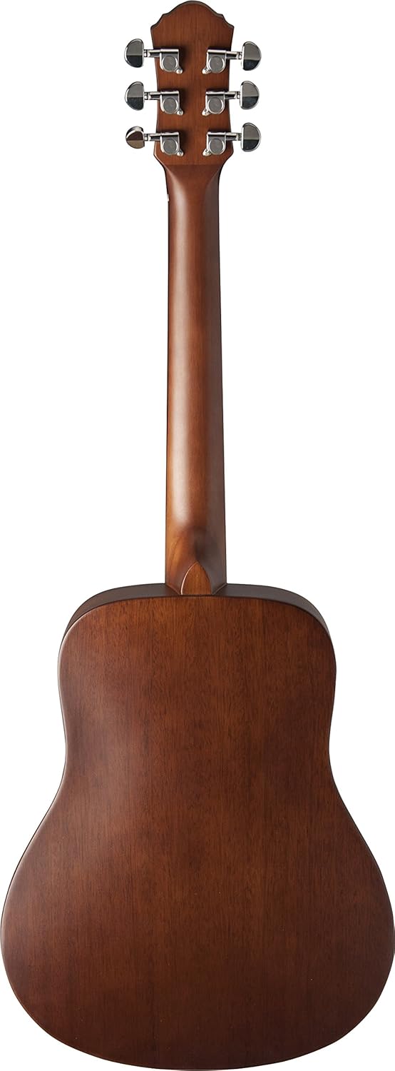 Oscar Schmidt 6 String Mini Acoustic Travel Guitar. Natural, Right, (OGM8M-A)