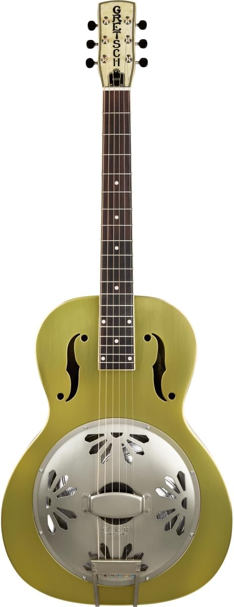 Gretsch LTD Roots Honey Dipper Resonator Guitar - Weathered Bell Bronze