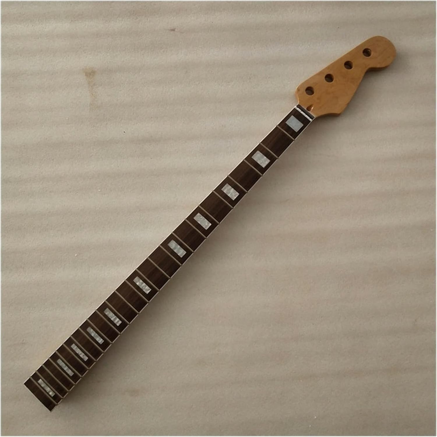 TSTS Maple Bass Neck for 4 String 24 Fret Electric Bass Guitar Neck Replacment Guitar ​Neck Replacement