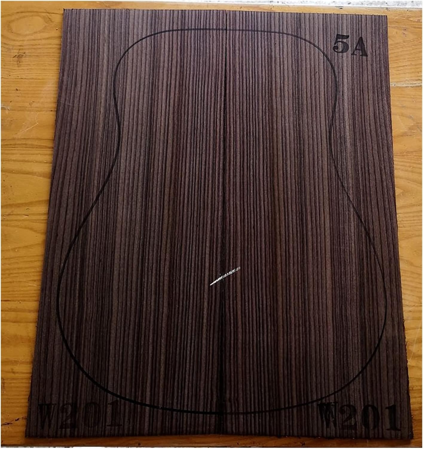 India Rose Wood Back Panel Wool Guitar Production Material Accessories DIY Guitar Kit (Color : 5)