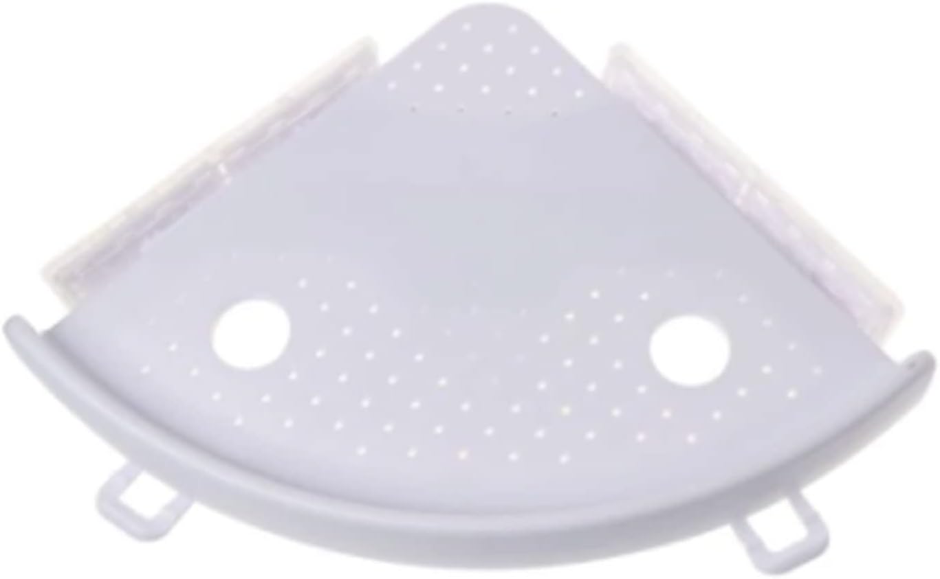 Home Shelves Bathroom Corner Shelf Triple Wall Mount Storage Holder Non-Marking