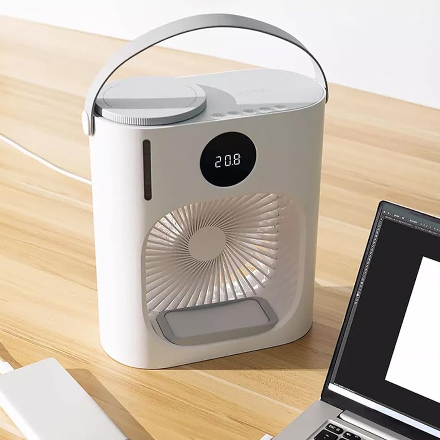 Portable Air Conditioners, Mini Air Conditioner 900ML 3 Speeds Low Noise Cooling Humidifying USB Portable Air Cooler For Home