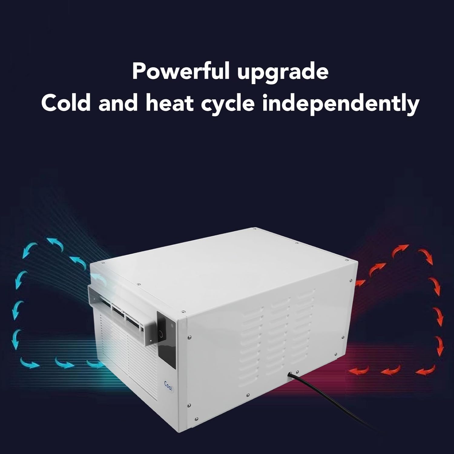 Portable Air Conditioners, Energy Saving Portable Ac Unit Aluminum Alloy Room Air Conditioners 1900btu 280w Dual Inverter Window Small Air Conditioner(US Plug)