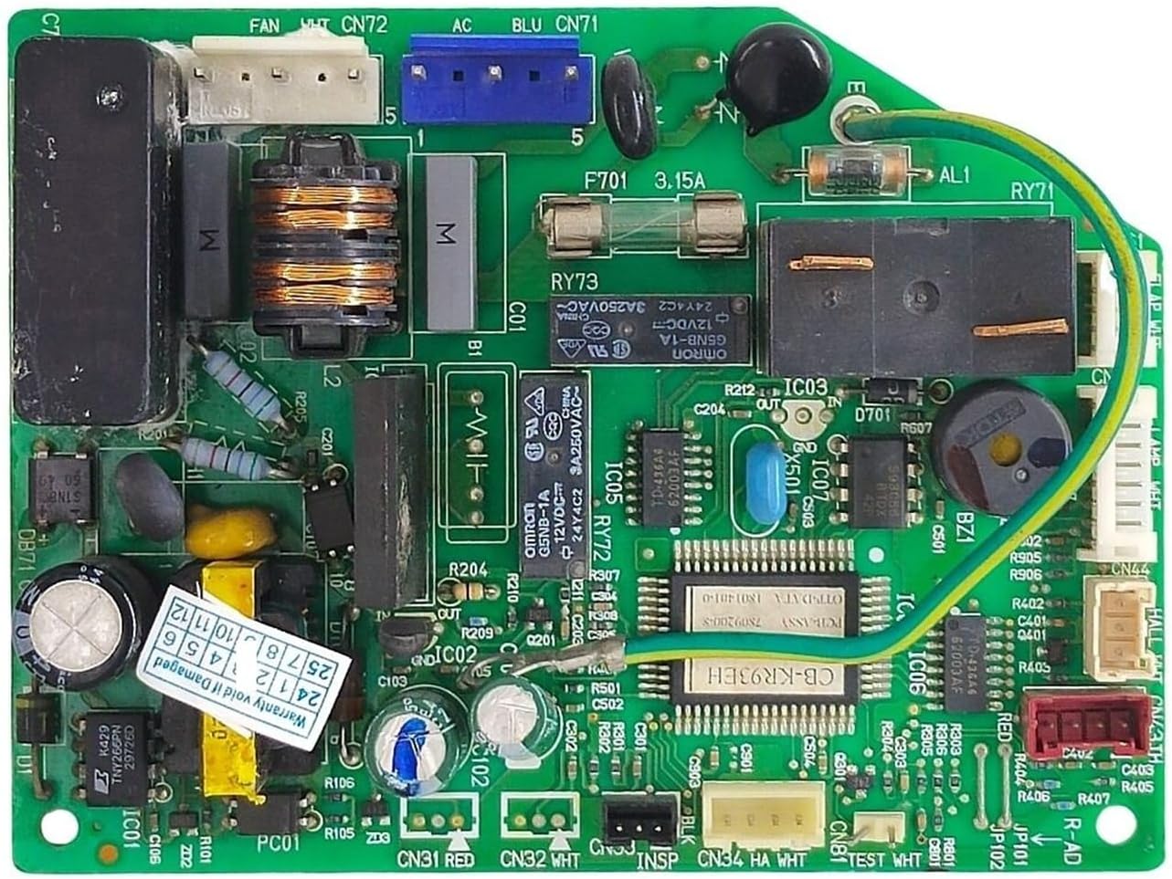 Air Conditioner Parts,Compatible For SANYO， Air Conditioner Computer Board Circuit Board Board POW-KR3GJH 1FA4B1B073700-1 Air Conditioner Parts