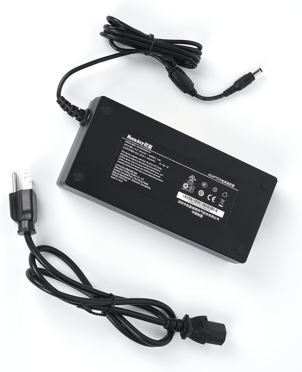 Fosi Audio 48V 10A Power Supply 480W 48VDC Adapter for Home Audio Amplifier ZA3, V3, V3 Mono, BT20A Pro, TB10D Amp