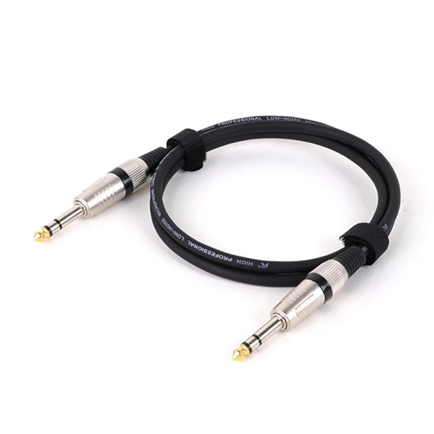 Guitar Audio Cable 1PC Guitar Cable Stereo 1/4 Inch to 1/4 Inch TRS Instrument Cable for Guitar Mixer Amplifier 30CM-15M(Black,15m)