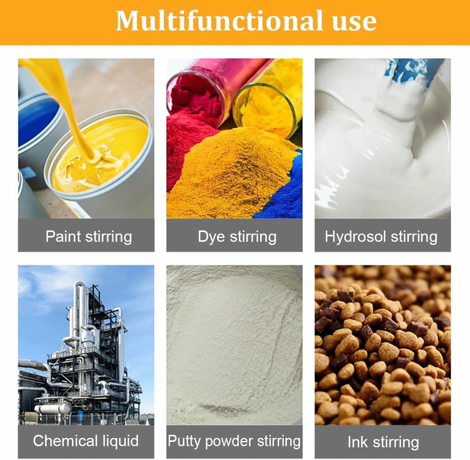 Pneumatic Paint Mixer 200L, Stainless Steel Automatic Stirring Machine with Air Agitator, Bracket Mixer, Pneumatic Agitator for Viscous Liquid, Ink, Dye, Mixing Applications-