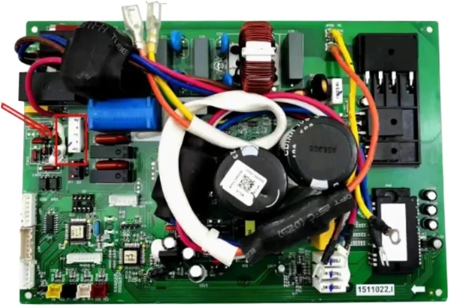 Compatible for Hisense， Variable Frequency air Conditioner KFR-26W/12FZBP-3 External Unit Motherboard 1423772 / 1456110 -077H Components(Yellow)